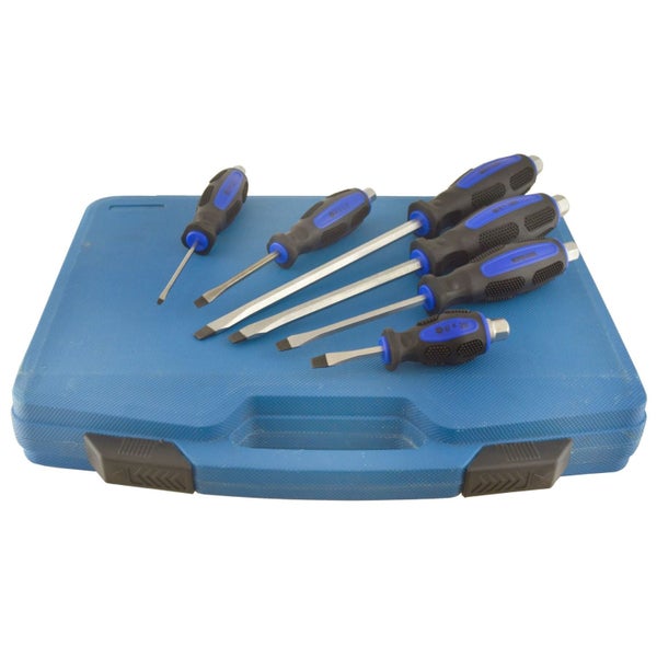 12pc Go Through Industrial Screwdriver Set Philips & Flat Head with Hex Shank Carousel 2