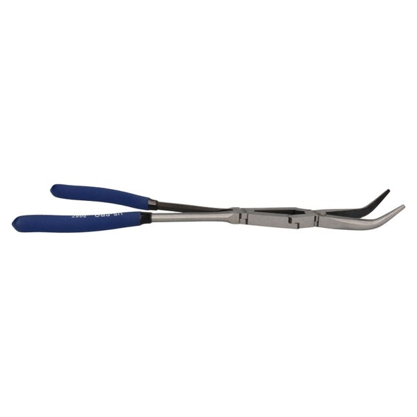 3pc Double Jointed Long Nose Plier Set 340mm Straight 45 90 degree U S Pro Carousel 2