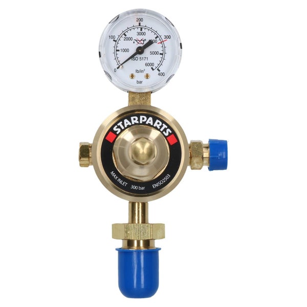 Argon Regulator Single Stage 1 Gauge Pre-Set Gas Bottle 4 Bar Welding Welder Carousel 1
