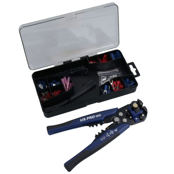 Electrical Automatic Wire Stripper Crimper Cutter Multi Tool + Selection of T... Carousel 1