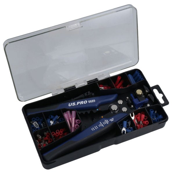 Electrical Automatic Wire Stripper Crimper Cutter Multi Tool + Selection of T... Carousel 6