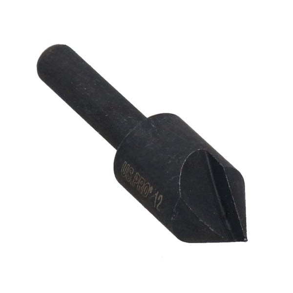 3pc Countersink Drill Bits Boring 70 + 90 Degree Chamfer For Soft Metal + Wood Carousel 3