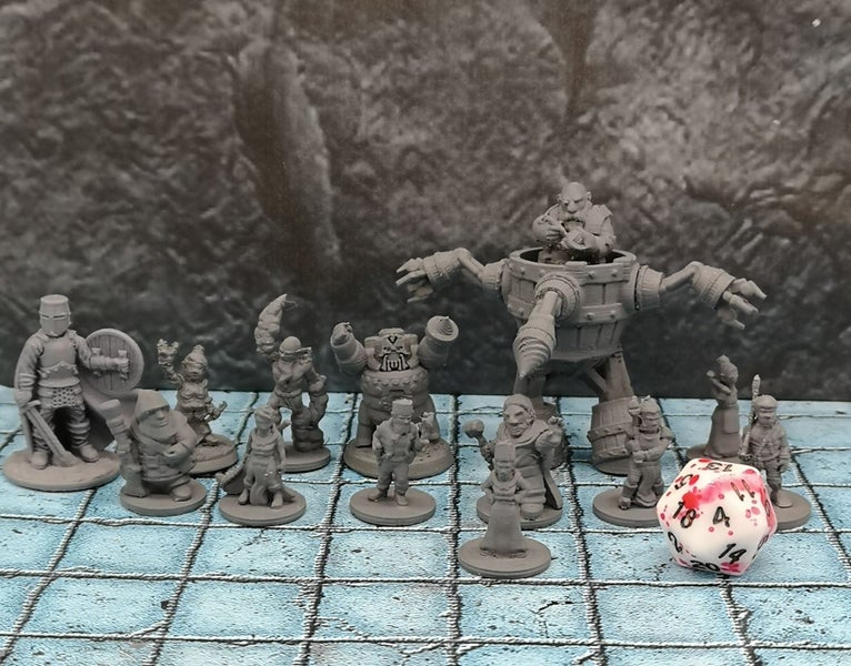 Townsfolke Miniatures Set #18 Gnomeworkz Dungeons and Dragons dice4dungeons Carousel 2