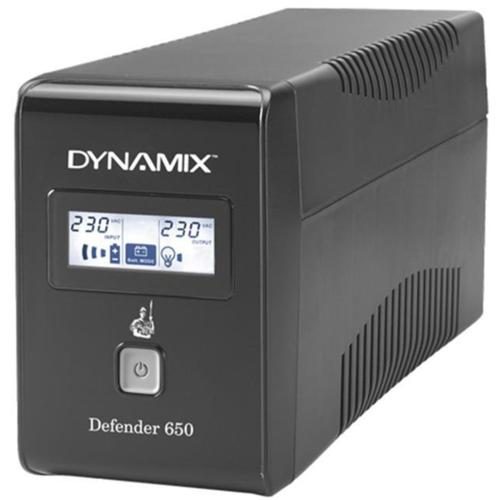 Dynamix Defender 650VA (390W) Line Interactive UPS, 312 Joules Surge Protection, Carousel 1
