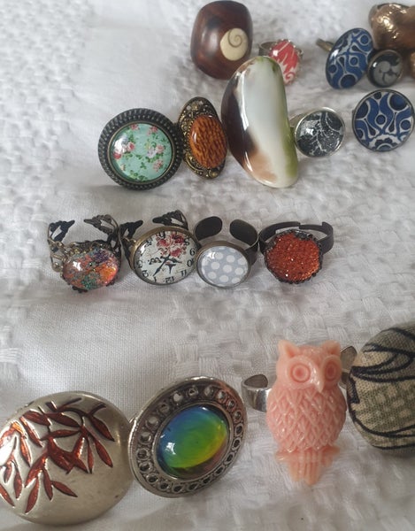 Bulk Fashion Rings Lot B - x41 Mixed Designs - New ex shop stock Carousel 2