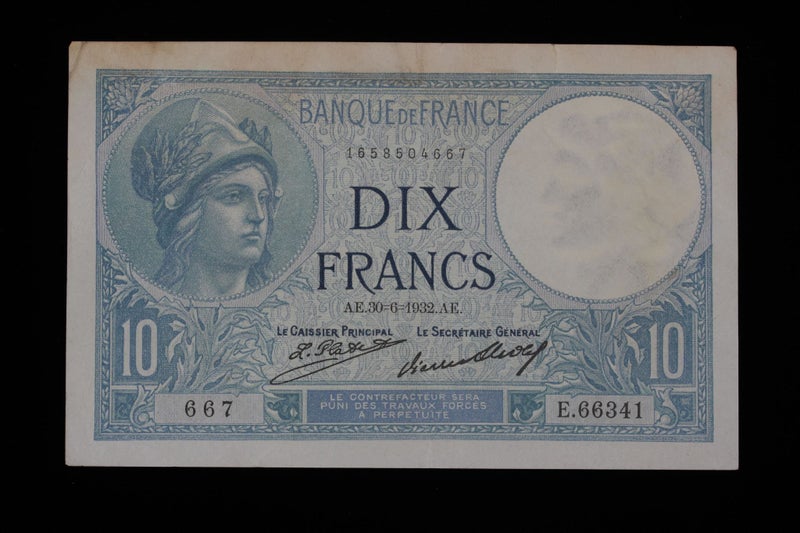 Banknote - FRANCE 10 Francs 1932 - EF Carousel 1
