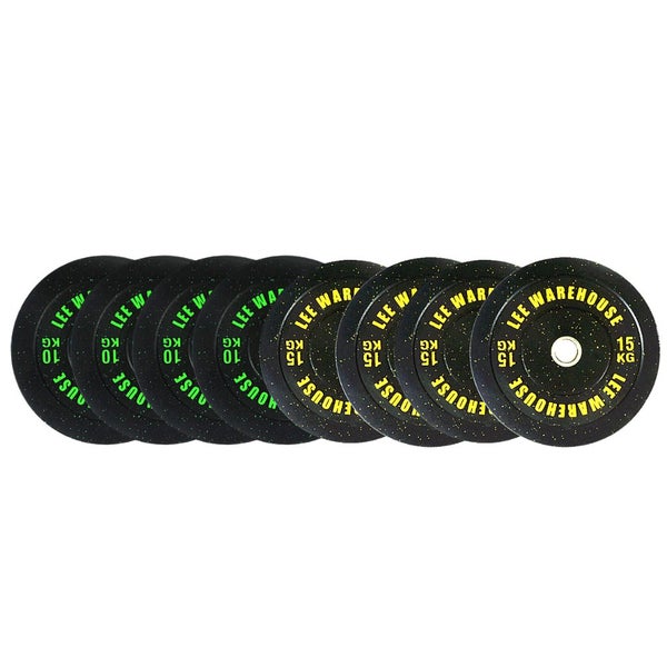 100KG Bumper Weights Set Carousel 1