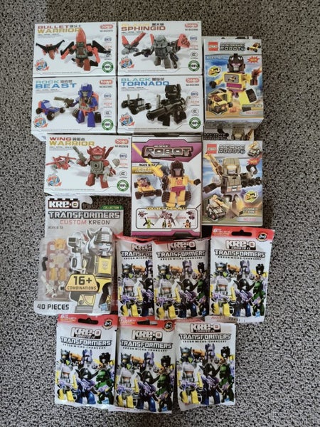 KRE-O TRANSFORMERS MINIFIGURES LOT. Carousel 1