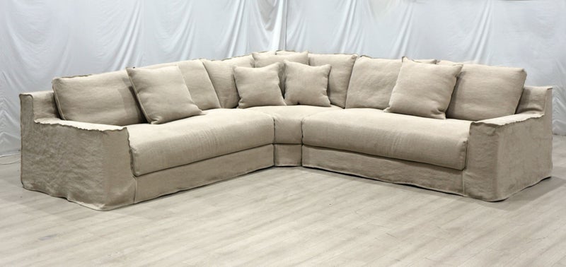 Amalfi 2 Seater Slip Cover Sofa - Right Carousel 2