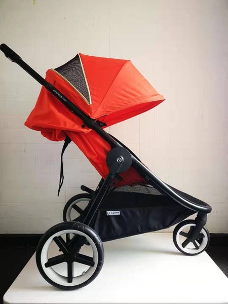 Cybex Eternis 3 Wheeler Stroller M3 Red Box Broken infant carseat is additional Carousel 1