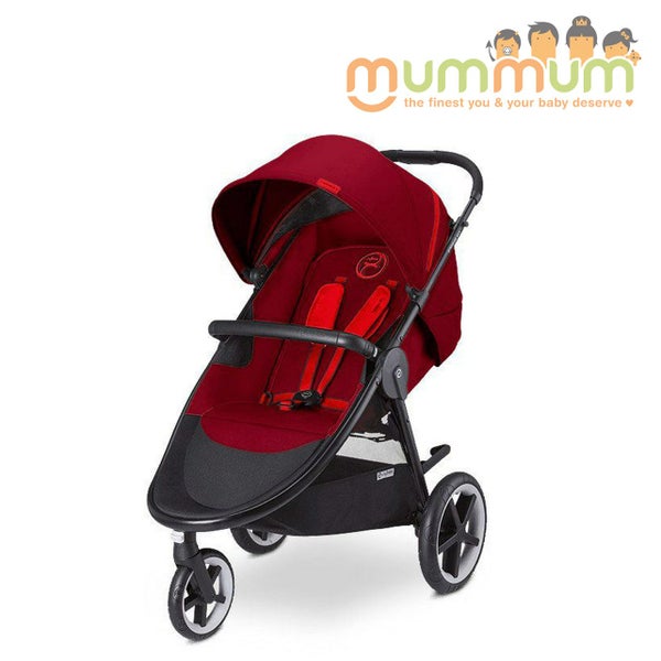 Cybex Eternis 3 Wheeler Stroller M3 Red Box Broken infant carseat is additional Carousel 2
