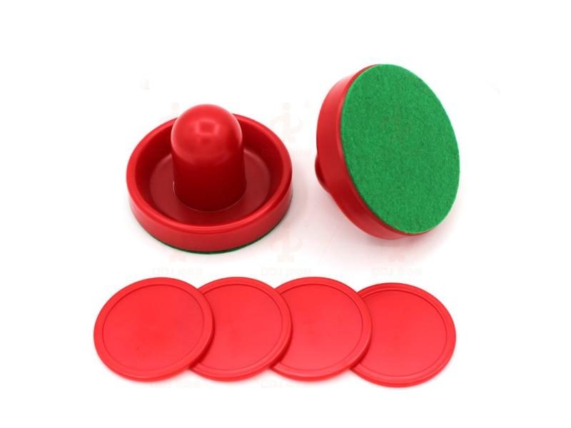 1 Set ABS Air Hockey Disc Accessories With Pucks Pusher Mallet 96mm 76mm 60mm Carousel 2