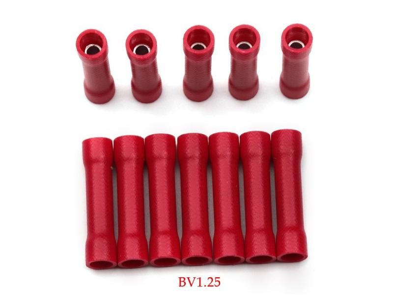 10/50/100pcs BV1.25 BV2.5 BV5.5 Insulated Crimp Terminals Kit Carousel 1