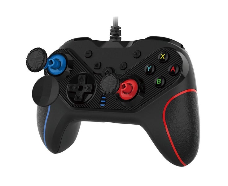USB Wired Gamepad Game Controller Ergonomic Game Handle with Double Joystic Carousel 1