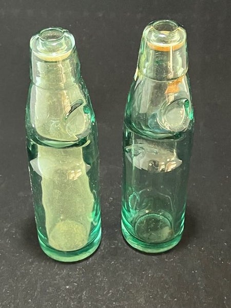 Vintage Pair Of Marble Codd Bottles Carousel 2