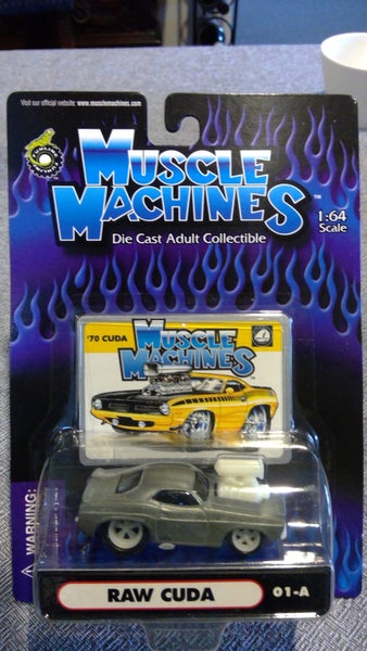 Muscle Machines 1:64 Scale. Rare, Raw Cuda Carousel 1