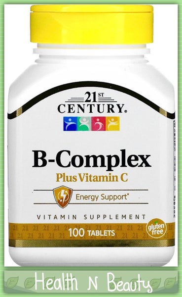 B COMPLEX PLUS VITAMIN C 100 TABS - E0827 Carousel 1