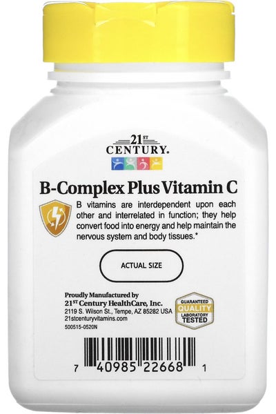 B COMPLEX PLUS VITAMIN C 100 TABS - E0827 Carousel 4