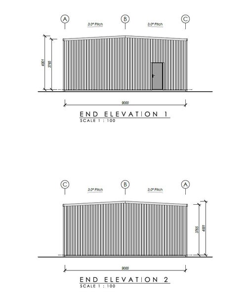 Consent Free Pole Shed 9.0 x 12.0 108SQM Fully Enclosed Gable Workshop Boat Shed Carousel 3
