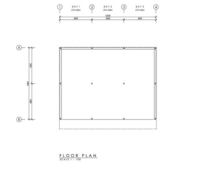 Consent Free Pole Shed Open Fronted Lean To 9.0 x 12.0 with Overhang Carousel 2