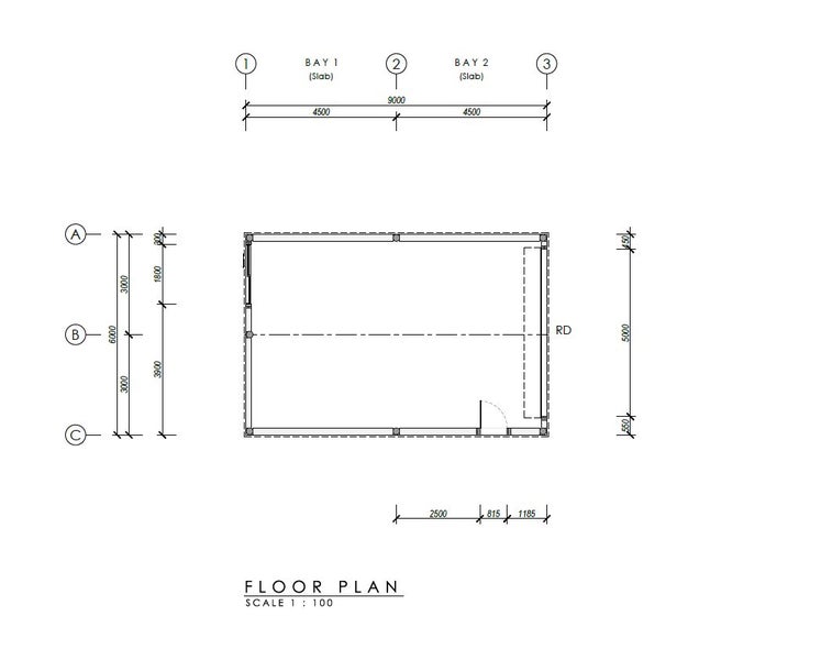 Consent Free Pole Shed 6.0 x 9.0 Fully Enclosed Gable 15 Degree Pitch Carousel 2