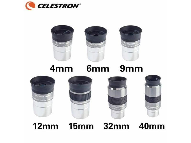 Celestron Omni 4mm 6mm 9mm 12mm 15mm 32mm 40mm Eyepiece Or 2x Barlow Lens Fully Carousel 2