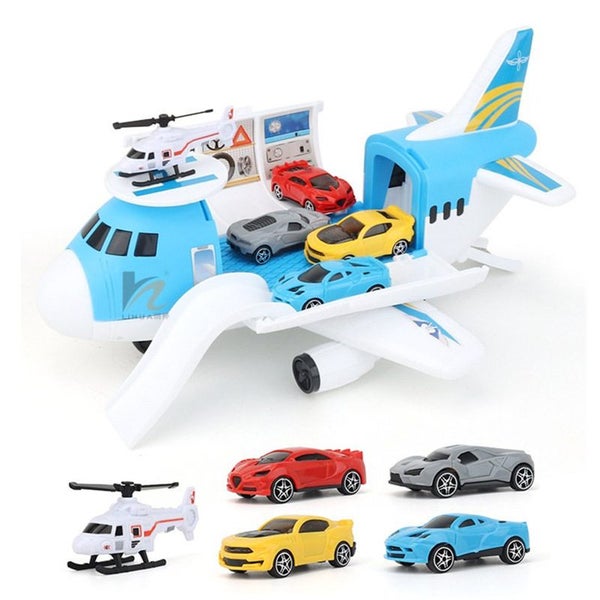 Transport Cargo Airplane Car Toy Play Set for 3+ Years Old Boys and Girls Carousel 1