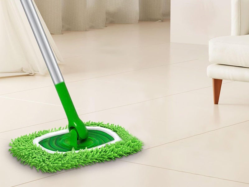 4X Reusable Mop Pads Dry Sweeping Cloths Wet Mopping Cloths for Swiffer Sweeper Carousel 2