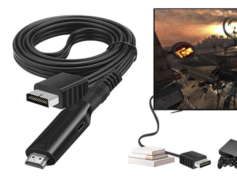 HDMI Converter for PS2 and PS1 with 1080P 720P Resolution Switch Carousel 1