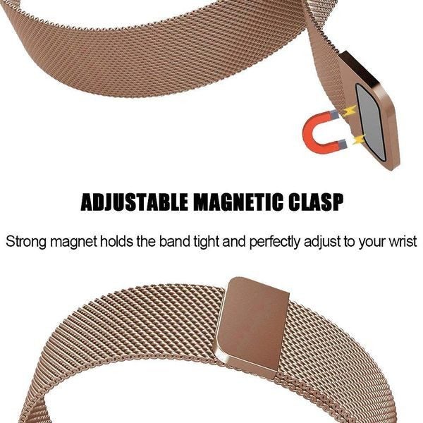 Fitbit Versa Milanese Loop Strap Gold Carousel 2
