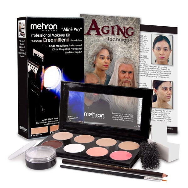 Mehron Makeup Mini-Pro Student Makeup Educational Kit (Fair/Olive) Carousel 2