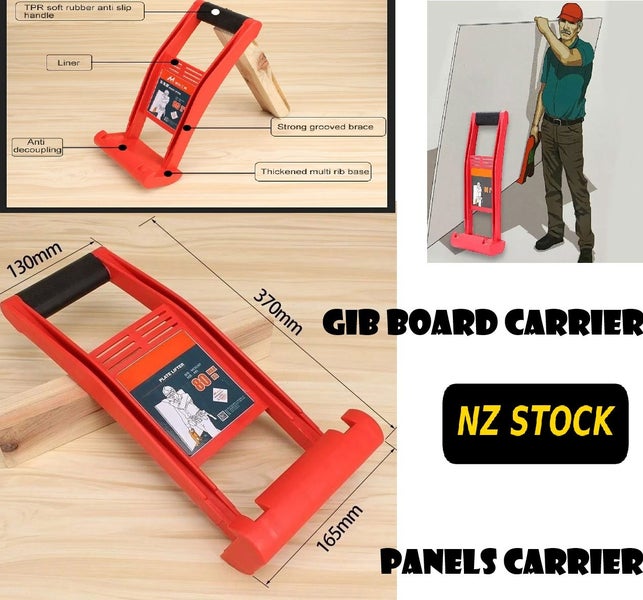 Panel Carry Tool Plasterboard lifter Carrier Glass Wood Plywood GIB Drywall Carousel 1