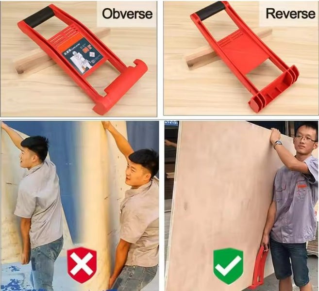 Panel Carry Tool Plasterboard lifter Carrier Glass Wood Plywood GIB Drywall Carousel 2