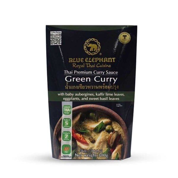 Blue Elephant Thai Premium Green Curry Sauce 300g Carousel 1