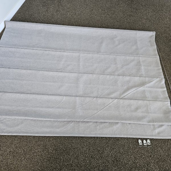 Chain control back stacked Roman Blind Carousel 1