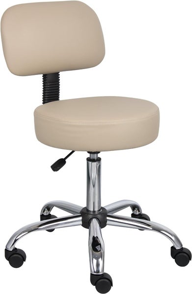 STOOL LAB SALON TATTOO OFFICE ROLLING CHAIR WITH BACKREST Carousel 1