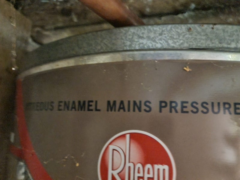 Rheem high pressure hot water cylinder Carousel 2
