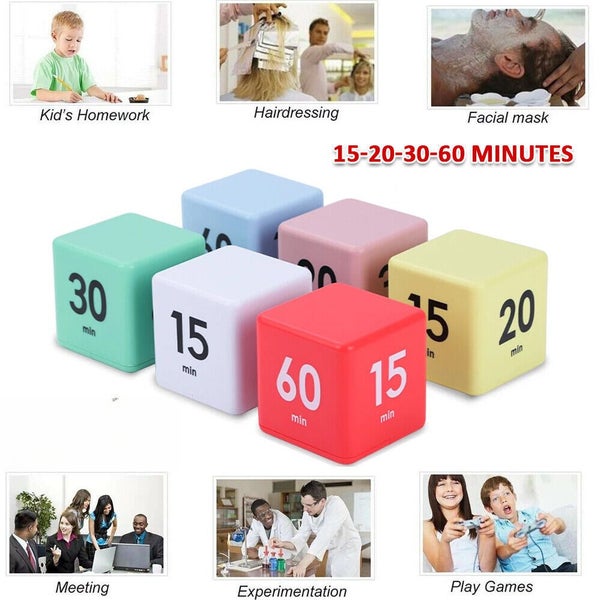 Digital Bathroom Alarm Clock Display Shower Kitchen Timer hourglass Count down Carousel 1