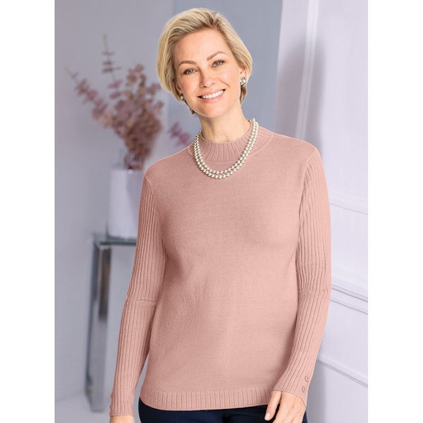 Incredibly soft long sleeve top - size 20 - powder pink - feels amazing! Carousel 1