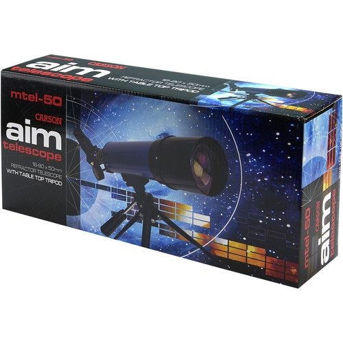 Carson Aim 50mm Refractor Telescope Carousel 2
