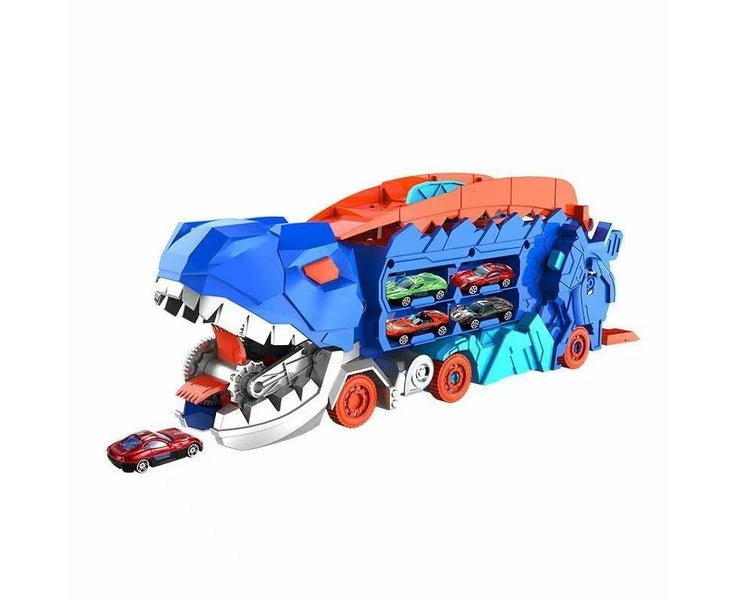 Track Car Toy, Transforms into Stomping Dragon with Ultimate Transporter Ha Carousel 1