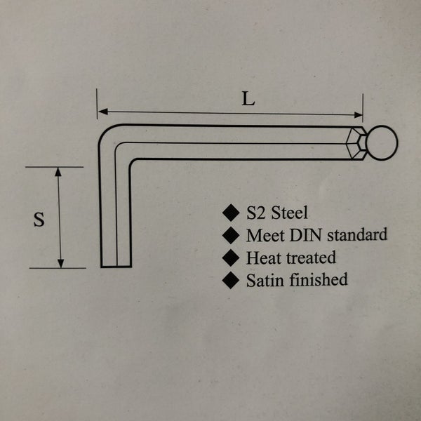 Ball-Head Hex Key Extra Long Type - Metric Carousel 5
