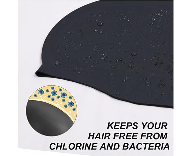 Swim Caps Comfortable Fabric Swimming Hat Lightweight Bathing Caps for Wome Carousel 5