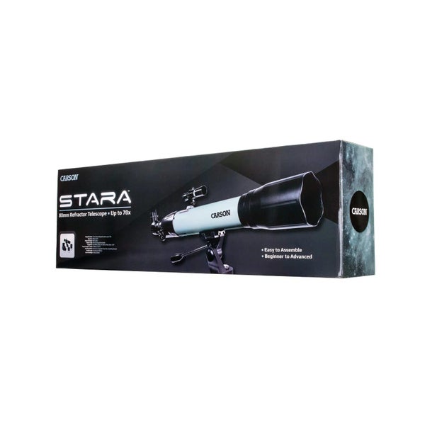 Carson 80mm Stara Series Refractor Telescope Carousel 2