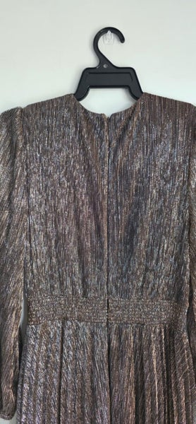 Forever New Metallic Dress Carousel 2