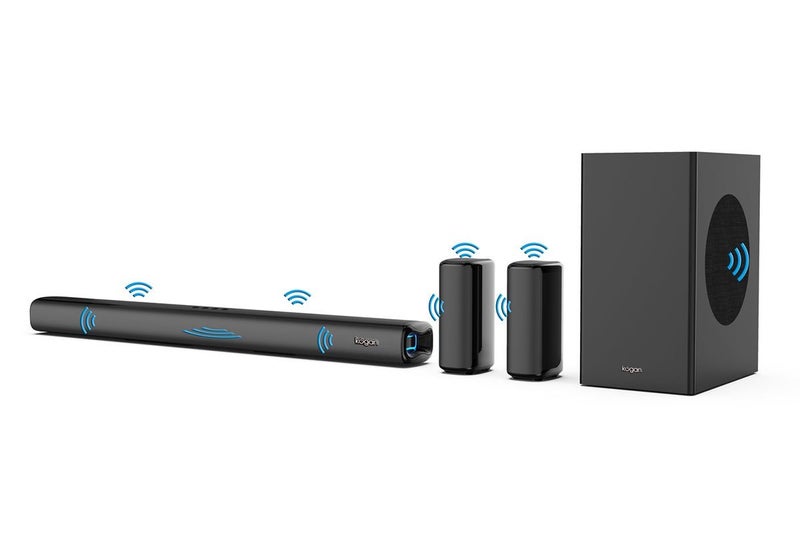 Kogan 7.1.2 Channel 525W Dolby Atmos Soundbar with Subwoofer & Rear Speakers, Carousel 11