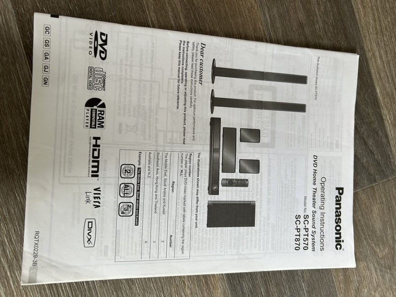 Panasonic DVD Home Theatre Sound System Carousel 2