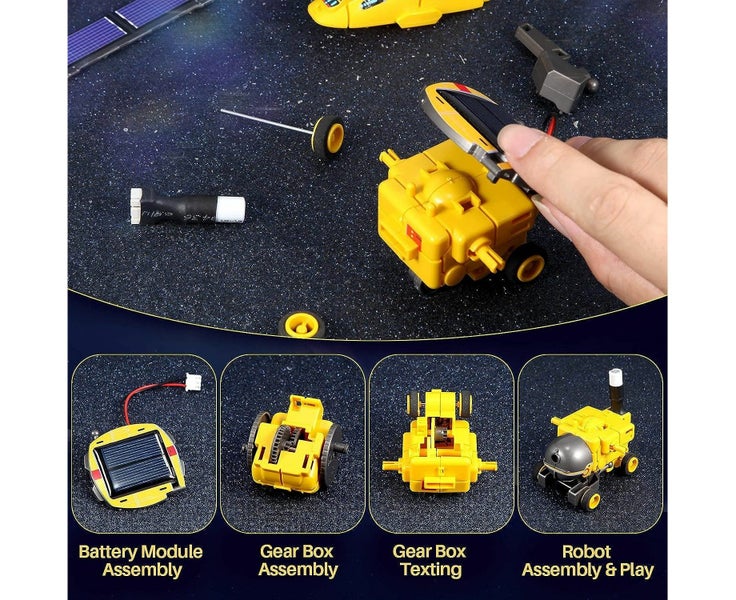 STEM Projects for Kids Ages 8-12, Science Kits, Solar Robot Space Toys Gift Carousel 8