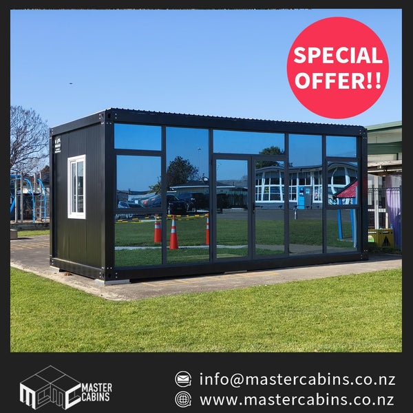 [ SPECIAL OFFER ]Brand New 6*3m Glass Wall PORTABLE UNIT / CABIN/TINY HOUSE Carousel 1