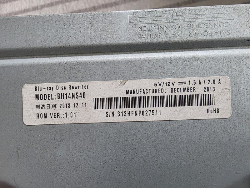LG - Blue Ray DVD RW drive (Blue Ray Re-Writeable) Carousel 3